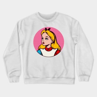 alice in pink Crewneck Sweatshirt